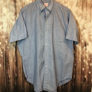 Brooks Brothers Short Sleeve Button Down Shirt